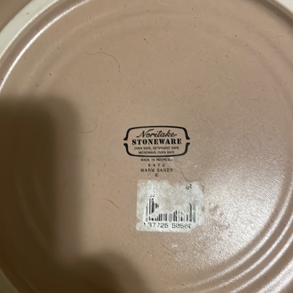 Noritake WARM SANDS 8472 Round Serving Platter 12" - Picture 4 of 4